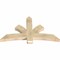 Ekena Millwork Davenport Rough Sawn Timber Gable Bracket, Douglas Fir, 60"W x 35"H x 4"D x 6"F, 14/12 Pitch GBW060X35X0406DAV00RDF - alternate 4